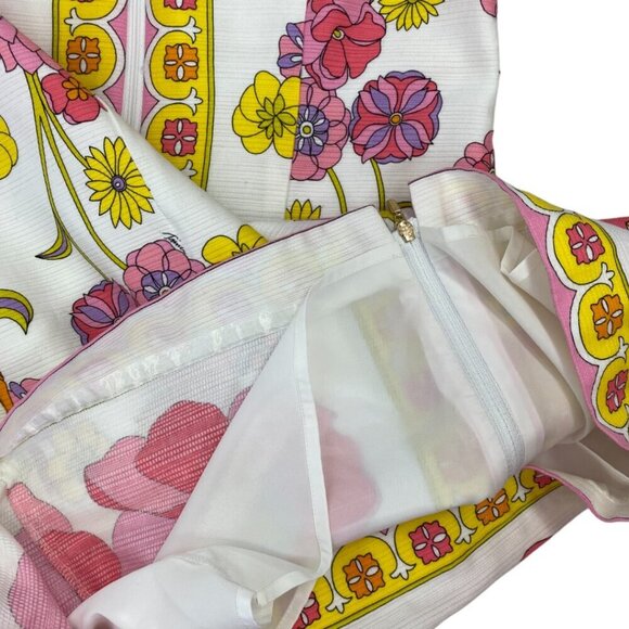 Trina Turk Arboretum Shift Dress, Colorful Bright Retro - Picture 15 of 15